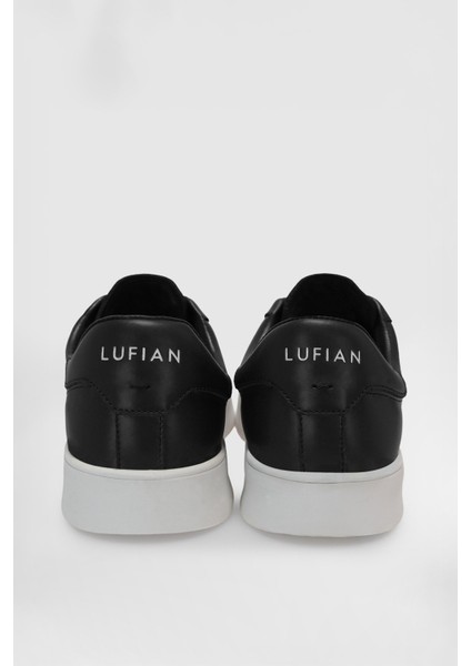 Siyah Hakiki Deri Bağcıklı Erkek Sneaker fırsatları