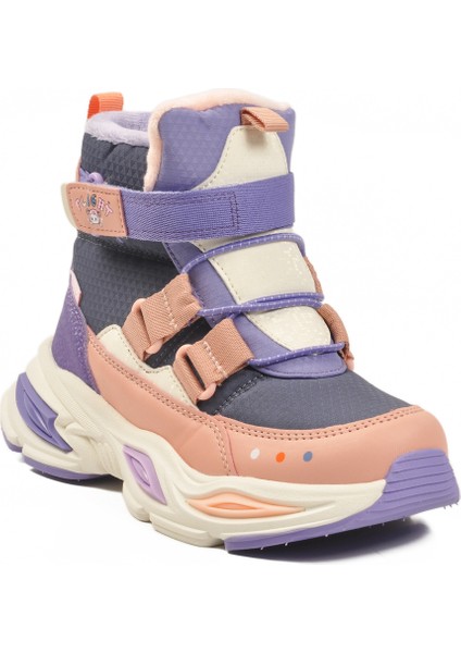 Pudra Cırtlı Içi Polarlı Kız Çocuk Sneaker Bot modelleri