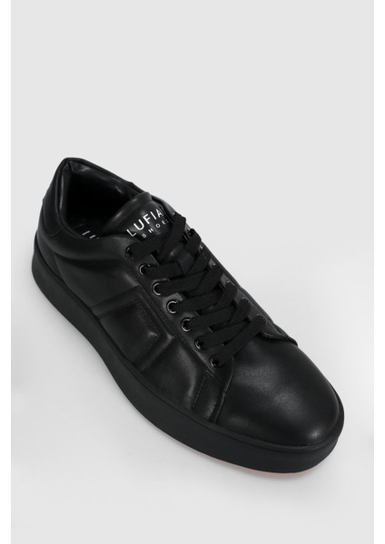 Siyah Hakiki Deri Bağcıklı Erkek Sneaker fiyatları