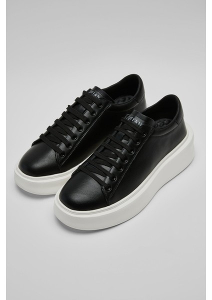 Siyah Hakiki Deri Bağcıklı Erkek Sneaker fiyatları