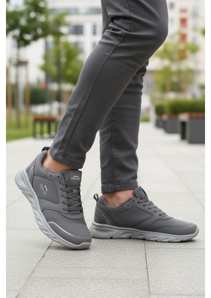 Füme Bağcıklı Erkek Spor Ayakkabı modelleri