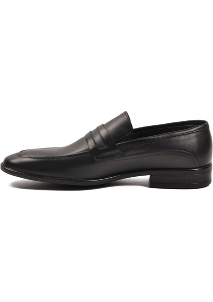 Siyah Hakiki Deri Erkek Klasik Ayakkabı fırsatları