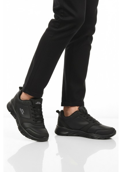 Siyah Bağcıklı Erkek Spor Ayakkabı