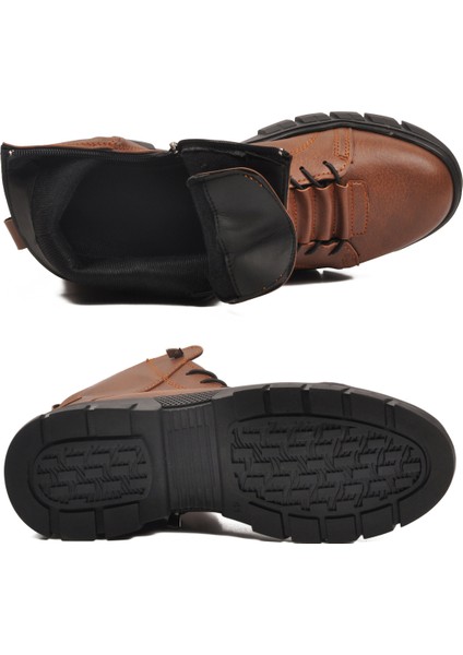 Taba Içi Polarlı Fermuarlı Erkek Bot fırsatları