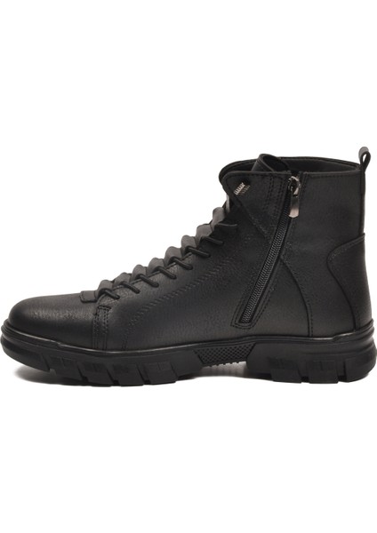 Siyah Içi Polarlı Fermuarlı Erkek Bot fırsatları