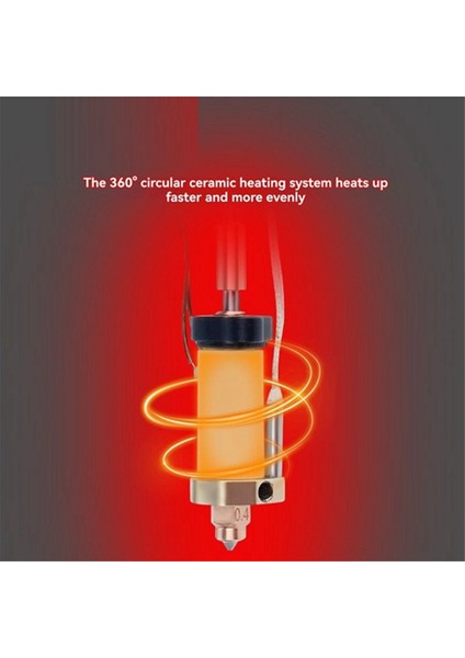 Yükseltilmiş Hotend Kiti Kırktırma Için Hi Combo Sertleştirilmiş Çelik Hepsi Bir Arada Meme Yüksek Sıcaklık Dayanıklı ve Hızlı Baskı (Yurt Dışından) modelleri