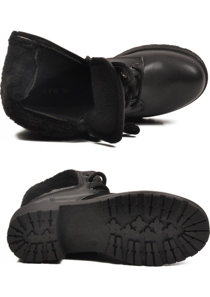 Siyah Içi Polarlı Kaymaz Kadın Worker Bot indirimleri