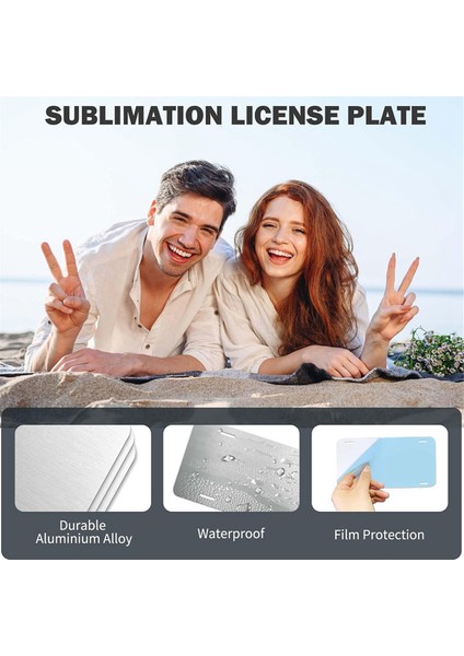 20 Paket Süblimasyon Plakası Boşlukları - Dıy Isı Transferi Için Toplu Alüminyum Metal Araç Etiketleri (Yurt Dışından) fırsatları