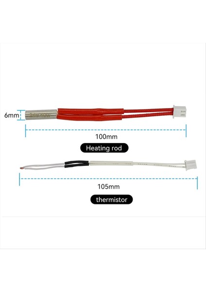 Elegoo Neptune 4/4pro Hotend+0.4mm Nozul Kiti 24V 40W Isıtma Çubuğu Elegoo Neptune4/4pro (Yurt Dışından) modelleri