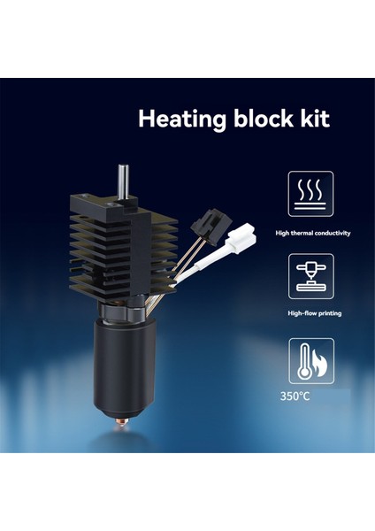 Hotend Kiti Kırpma K2 Plus Seramik Isıtma Bloğu Yedek 3D Yazıcı Parçaları Için Sıcak Uç Hızlı Swap Nozul 0.6mm (Yurt Dışından) fırsatları