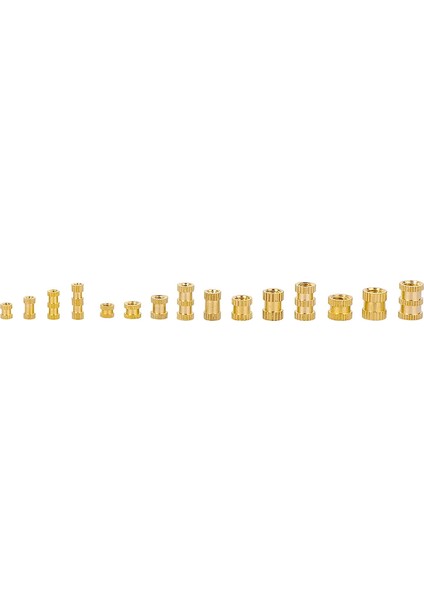 330 Pcs Pirinç Dişli E Somunları M2 M3 M4 M5 Dişi Iplikçiktirilmiş Somun 3D Baskı Parçası Için Gömme Somunu Ekler (Yurt Dışından) modelleri