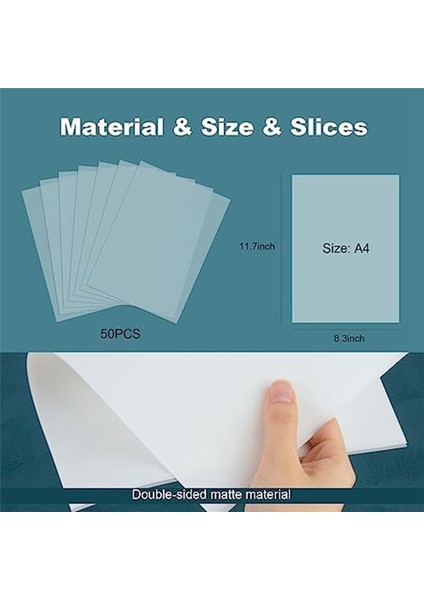 Dtf Yazıcılar Için Dtf Transfer Filmi - Çift Sidedmatte Finish Dtf Film Transfer Kağıdı, Doğrudan Tişört Çantasına, Polyester (Yurt Dışından) fiyatları