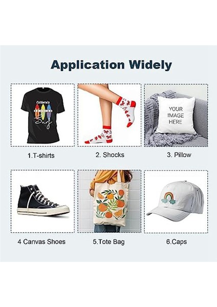 Dtf Yazıcılar Için Dtf Transfer Filmi - Çift Sidedmatte Finish Dtf Film Transfer Kağıdı, Doğrudan Tişört Çantasına, Polyester (Yurt Dışından) modelleri