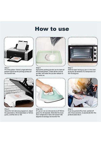 Dtf Yazıcılar Için Dtf Transfer Filmi - Çift Sidedmatte Finish Dtf Film Transfer Kağıdı, Doğrudan Tişört Çantasına, Polyester (Yurt Dışından) indirimleri