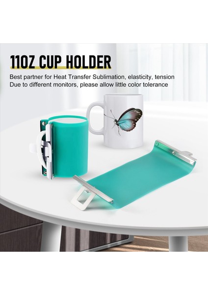 12PCS/LOT 3D Süblimasyon Makinesi Silikon Kupa Kauçuk Kelepçeler 11 Oz Kupa Silikon Kalıp Fikstür 3D Süblimasyon Baskısı (Yurt Dışından) fırsatları