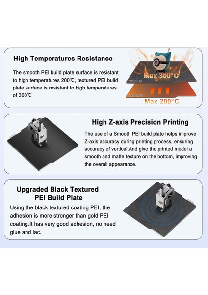 257X257MM Siyah Peı Bambu-Lab A1/X1C/X1/X1E/P1P/P1S Için Çift Taraflı Yapı Plakası, Pürüzsüz Peı ve Dokulu Peı Plakası (Yurt Dışından) fırsatları