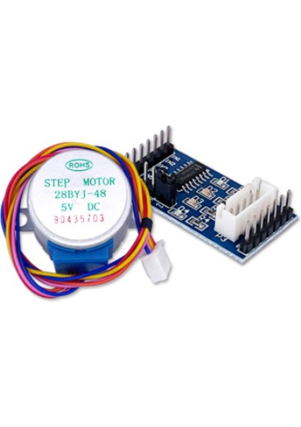 28BYJ-48 Dişli Step Motor Dc 5V ve ULN2003 Step Motor Sürücü Kartı Modülü Arduino Projeleri Için 5-12V ile Güçlendirildi (Yurt Dışından)