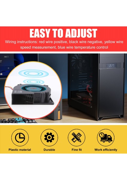 12032 Dc 12V 4pin Pwm Fonksiyonu Çift Bilyalı Yatak Soğutma Üfleyici Fanı X1/p1 Için (Yurt Dışından) indirimleri