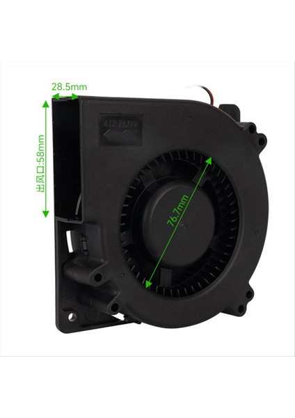 12032 Klp1 Yükseltme Soğutma Fanı 12W 24V 4100RPM Turbo Blower Fanları 3D Yazıcı Parçaları (Yurt Dışından) indirimleri