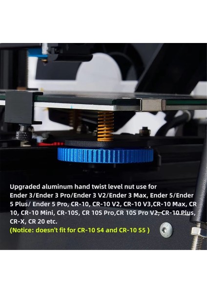 Yükseltme Springs Kiti Ender 3/v2/pro/ender 3 S1/pro/plus/ender 3 Neo/max Neo 3D Baskı Için (Yurt Dışından) modelleri