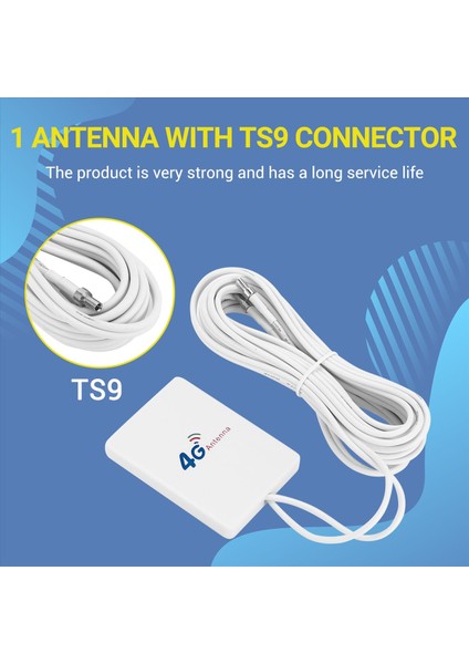 4g Lte Anten Ts9 Konnektörü 4g Lte Anten Harici Wifi Anten Sinyal Booster (Yurt Dışından) fırsatları