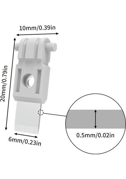 Bambu Filament Kesici Bıçakları Için 3pcs Bambu Lab X1/X1C/P1S/P1P/A1/A1 MINI/H2D 3D Yazıcılar Filament (Yurt Dışından) indirimleri