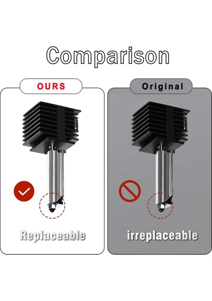 Bambu-Lab A1/a1 Mini Için Hotend Kiti, 3D Yazıcı Parçaları Bambu-Lab A1/a1 Mini 3D Yazıcı 0.6mm Için Yedek Baskı Kafası (Yurt Dışından) modelleri