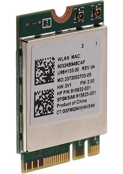 Kablosuz Ağ Kartı RTL8822BE 802.11AC 2.4g/5ghz Wifi Bluetooth 4.1 Ngff Kablosuz Adaptör M.2 Wifi Kartı (Yurt Dışından) fiyatları