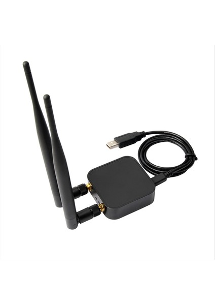 RT3572L Yonga Seti 2.4g/5g Kablosuz Ağ Kartı Wifi Alıcı Verici Windows/8/10/kali Linux Için 2 Anten ile (Yurt Dışından)