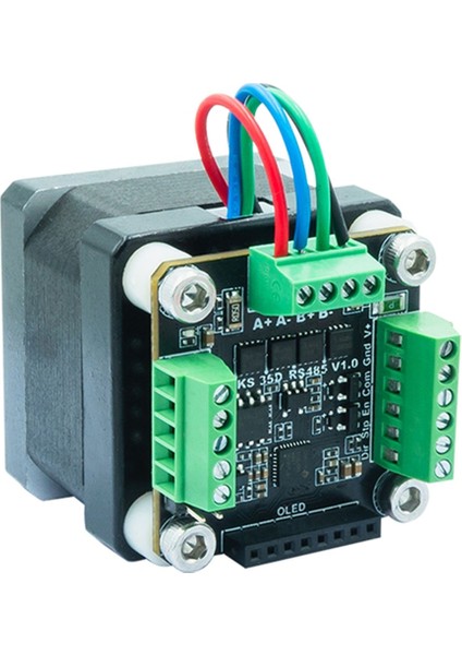 Makerbase Mks Servo NEMA11/NEMA14 Kapalı Döngü Step Motor Motor Sürücüsü Cnc 3D Yazıcısı Gen-L Foc Ekran RS485 35D (Yurt Dışından)