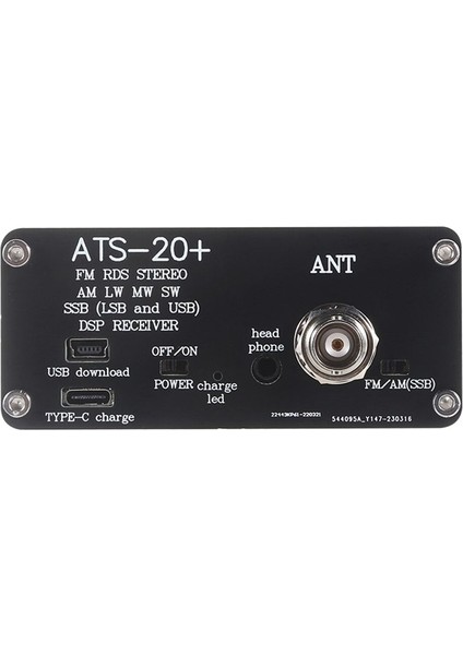 SI4732 Ats-20+ ATS20 Taşınabilir Kısa Dalga Radyo Alıcısı Dsp Sdr Alıcı Fm (Mw Sw) ve Ssb (Lsb Usb) Anten ile (Yurt Dışından) modelleri
