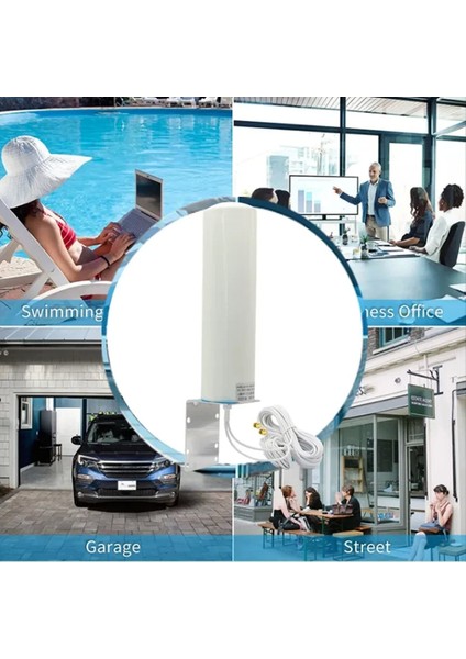 12DBI 2g 3g 4g Lte Omni Anten 4g Anten 2.4ghz Dış Ceılle 5m Kablo 698-2700MHZ Anten (Ts9 Erkek) (Yurt Dışından) indirimleri
