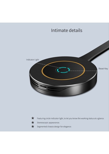 G10 4K 2.4g Çift Bantlı Hd Kablosuz Pushbay HDMI Uygun Simulcast Wifi Ekran Tv Projektör (Yurt Dışından) indirimleri