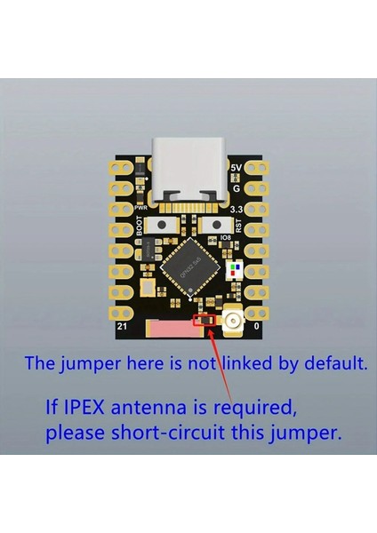 ESP32-C3 Supermini V2 Plus Geliştirme Kurulu ESP32 C3 Wifi Bluetooth Iot Board, Arduino Micropython Için Anten Rgb ile (Yurt Dışından) modelleri