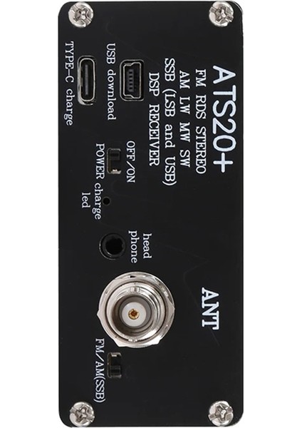 Ats-20+ Plus V2 SI4732 OLED Ekranlı Sdr Radyo Alıcısı Fm Am Sw Ssb USB Şarj Edilebilir (Yurt Dışından) indirimleri