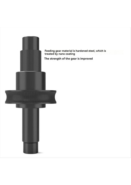 Ekstrüder Dişli Montajı Dlc Nanokoated Sertleştirilmiş Sertleştirilmiş Çelik Bambu Lab A1/a1 Mini Ekstrüzyon Kafası Dişli 3D Yazıcı Accessorie (Yurt Dışından) modelleri