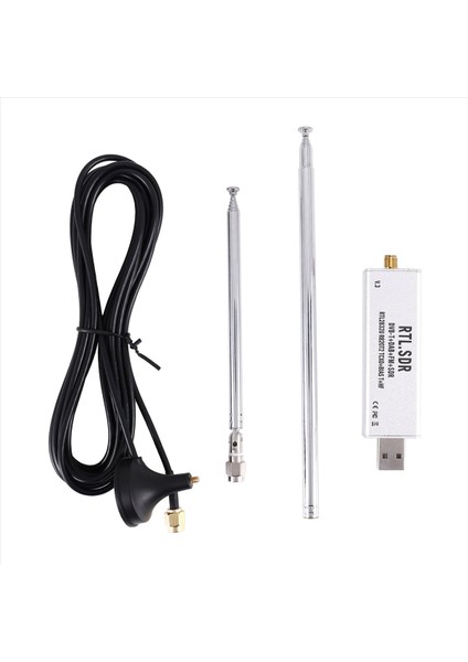 Rtl-Sdr Blog Rtl Sdr Alıcı V3 RTL2832U 0.1mhz-1.7ghz Tcxo Sma Yazılım Tanımlı Radyo Alıcı Antenli (Yurt Dışından)