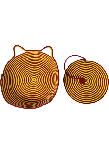 0307 El Yapımı Tres Ip Kedi Yatağı ve Maymun Yumruğu Oyun Pedi indirimleri