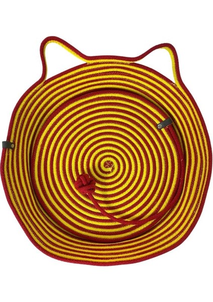 0307 El Yapımı Tres Ip Kedi Yatağı ve Maymun Yumruğu Oyun Pedi