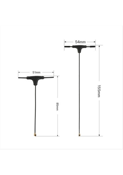 2pcs 2.4ghz T-Tipi Anten Elrs Fpv Freestyle Için Alıcı Anten Uzun Menzilli Dronlar Diy Parçaları Uzun (Yurt Dışından) fiyatları