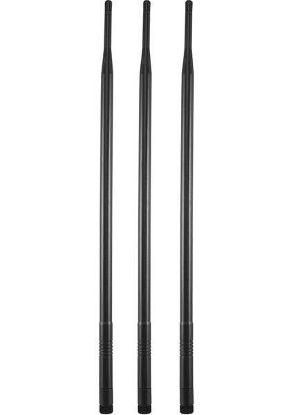 3pcs 9dbı Rp-Sma Çift Bant 2.4ghz 5ghz Yüksek Kazançlı Wifi Yönlendirici Kablosuz Yatırma Anten (Yurt Dışından)