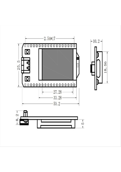 H Eltec Autatıon SX1262 ESP32 OLED Wifi Lora V3 Geliştirme Kurulu 0.96 Inç OLED Ekran Bt+Wifi Lora Kiti Arduino Için, 915MHZ (Yurt Dışından) modelleri