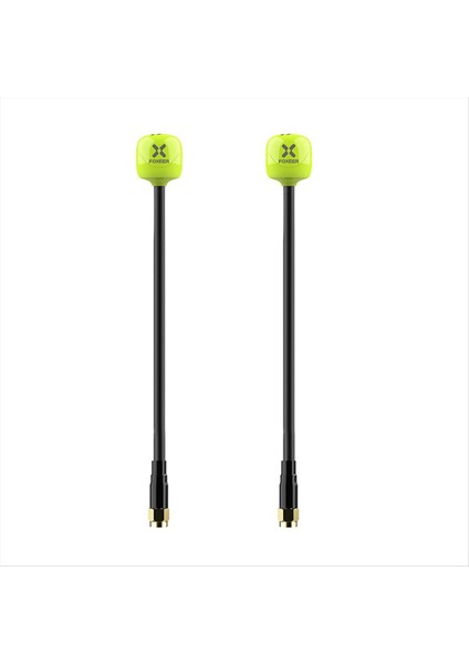 Foxeer 2pcs Fpv Anten Lollipop 4+ Artı 5.8g 2.6dbi Omni Mini Sma Anten Lhcp Rc Fpv Yarış Drone, 150MM (Yurt Dışından)