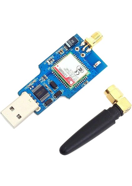 Usb&#39;den Gsm Modülü Dört Bant Gsm Gprs SIM800C Modülü Bluetooth Sms Anten ile Mesajlaşma (Yurt Dışından)