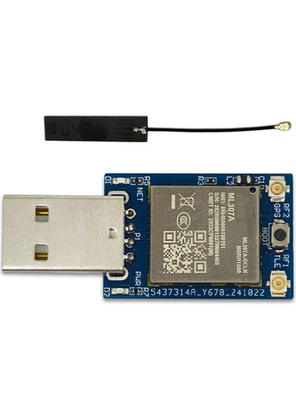 ML307A 4g Tam Netcom Modülü USB Internet Modülü Gps Çok Fonksiyonlu Taşınabilir Modül Sürücü Kartı Yok + Anten (Yurt Dışından)