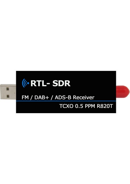 RTL2832U Rtl Sdr Alıcı R820T2 USB Rtl-Sdr Dongle 0.5ppm Tcxo Sma Mjzsee A300U (Yurt Dışından)