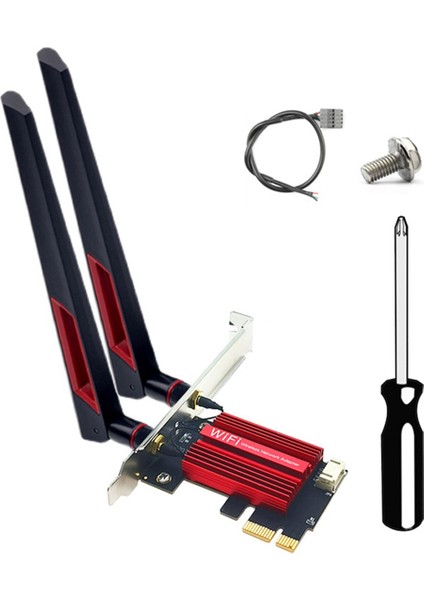 MT7925 Wifi 7 Pcı-E Adaptör Kartı Tri Bant 2.4g/5g/6ghz 5374MBPS Bt5.3 Masaüstü Kablosuz Ağ Adaptörü WIN10/11 Için (Yurt Dışından)