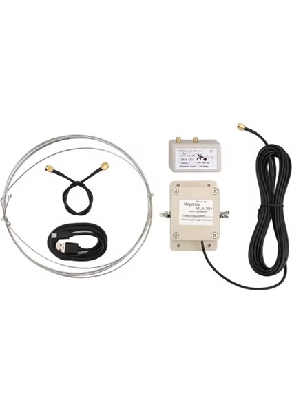 Shortwave Radio Mla-30+ Döngü Anten Balkonlar Çatı Katı 0.5MHZ-30MHZ Yön Manyetik Yağmur Değerli Kabuk USB Powered (Yurt Dışından)