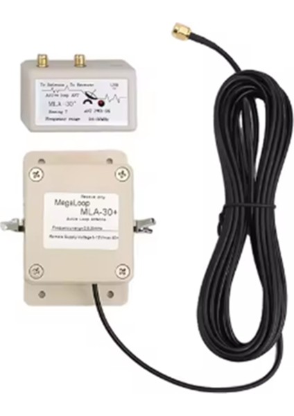 Shortwave Radio Mla-30+ Döngü Anten Balkonlar Çatı Katı 0.5MHZ-30MHZ Yön Manyetik Yağmur Değerli Kabuk USB Powered (Yurt Dışından) fırsatları