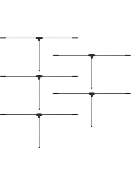 5pcs 915MHZ T-Tip Anten Ipex 1 Konektör 55MM Hat Uzunluğu Yüksek Şanzıman Verimliliği Rc Fpv Drone Dıy Parçaları (Yurt Dışından)